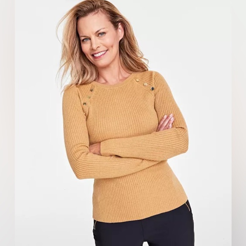 INC International Concepts Women's Tan Sweater